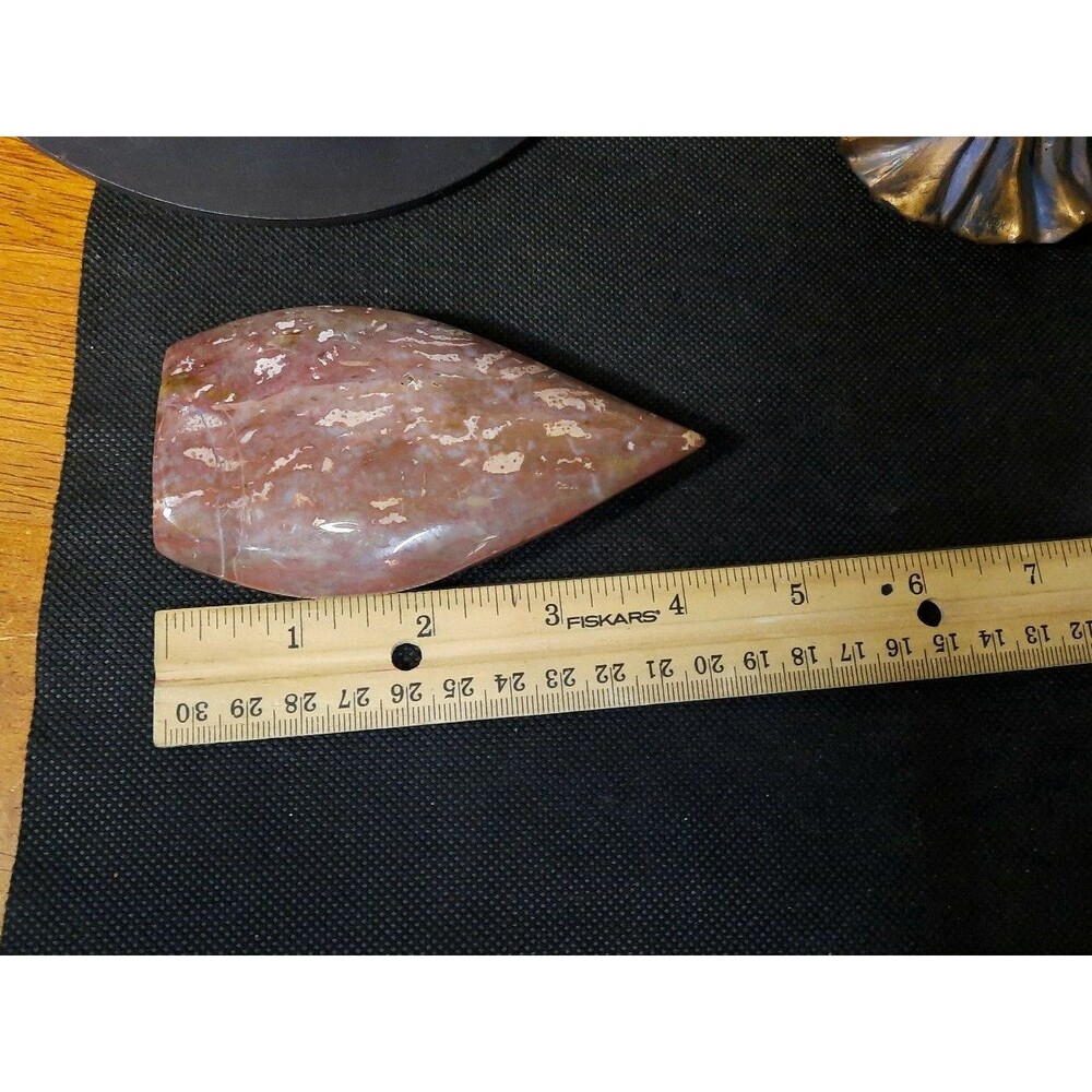 Ocean Stone Jasper Crystal Flame Freeform - Picture 5 of 5